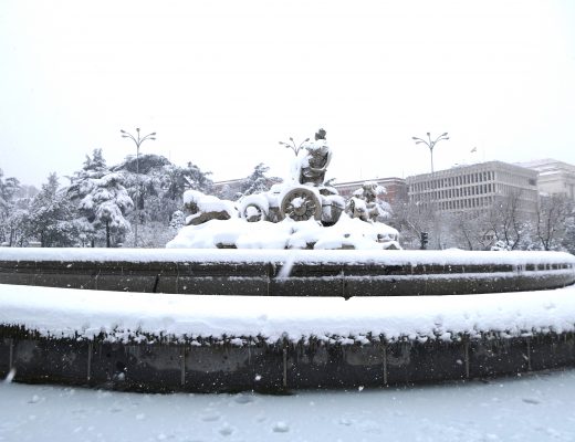 Cibeles nieve Madrid